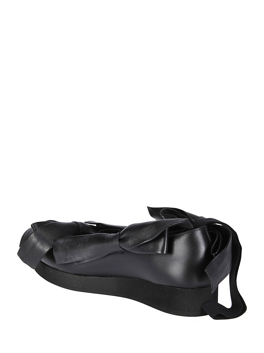 Comme Des Garçons X Phileo Cowhide Leather Black Shoes With Refined Finish