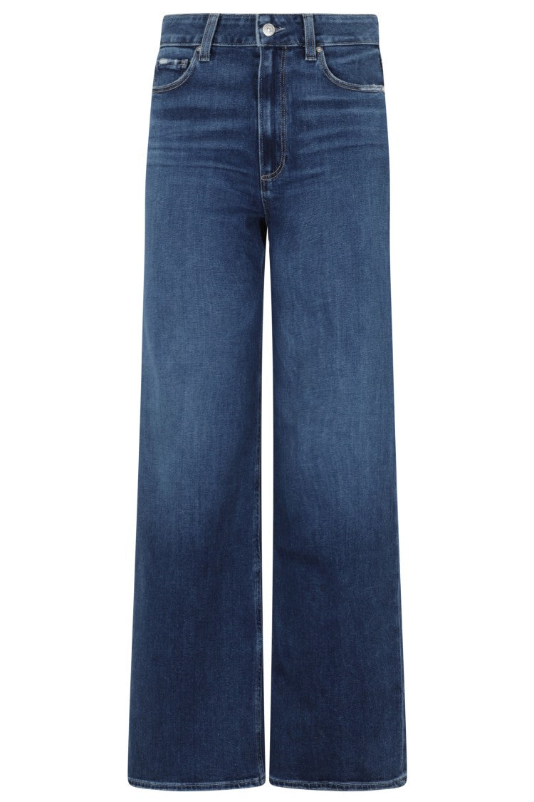 Paige High-Waisted Wide-Leg Anessa Jeans