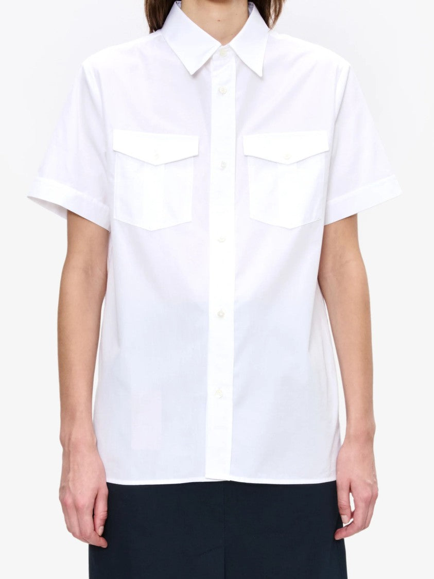 A.P.C. White Milesa Dual Pocket Shirt