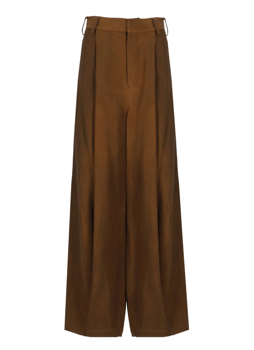 Uma Wang Brown Paw Pants