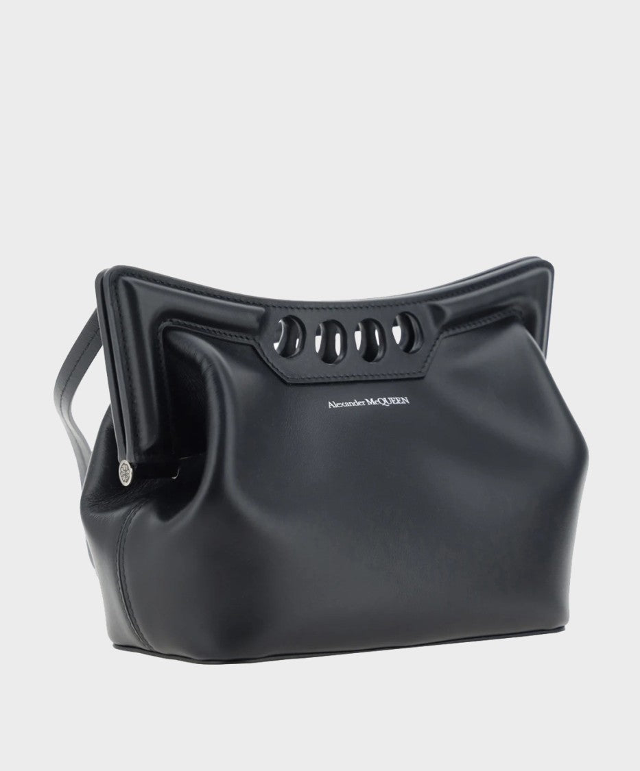 Alexander Mcqueen Smooth Leather Structured Bag