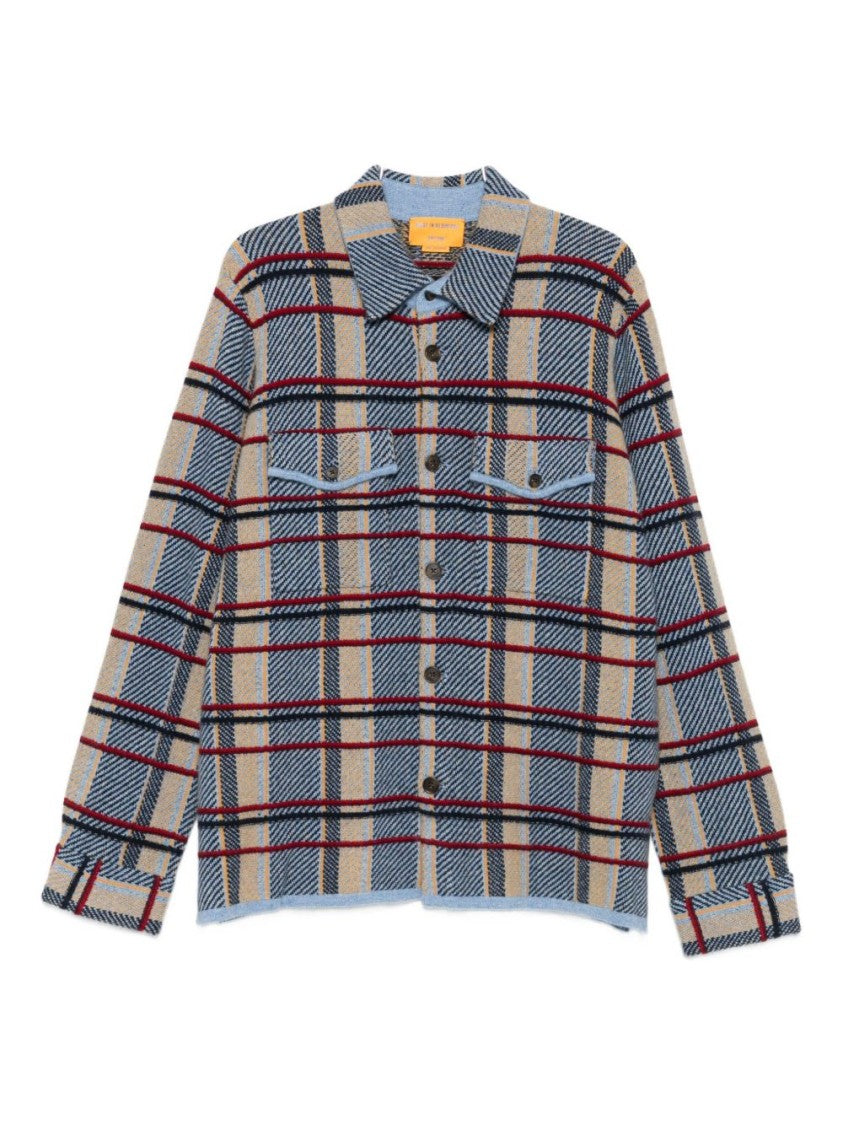 Guest In Residence Plaid Long-Sleeve Shirt Jacket