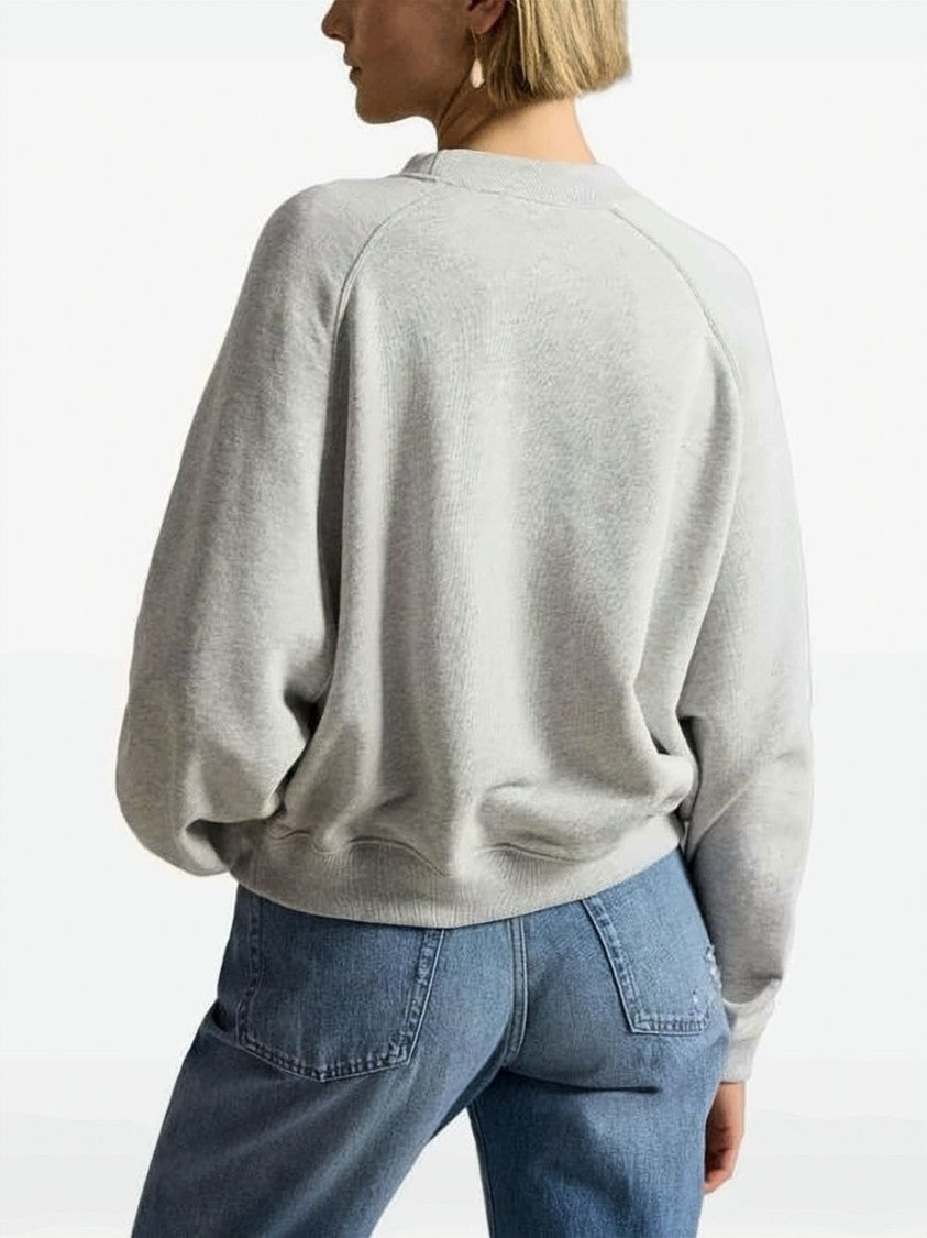 Polo Ralph Lauren Heathered Grey Long-Sleeved Sweatshirt With Playful Graphic