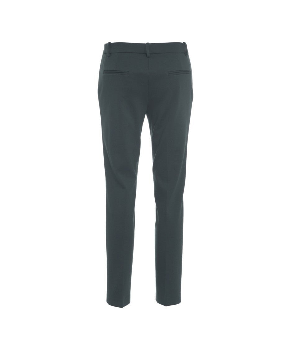 Pinko Slim-Fit Green Chino Pants