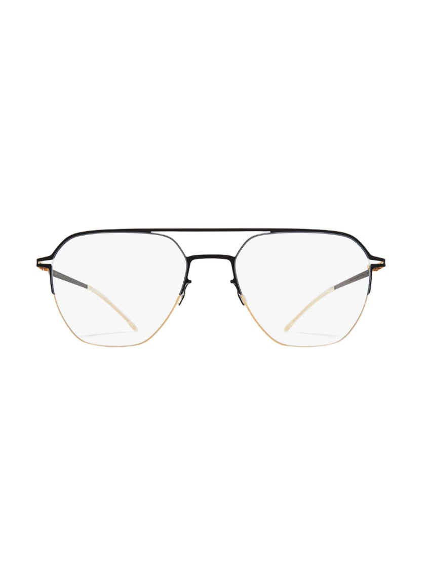 Mykita Geometric Black Optical Frames With Metal Design