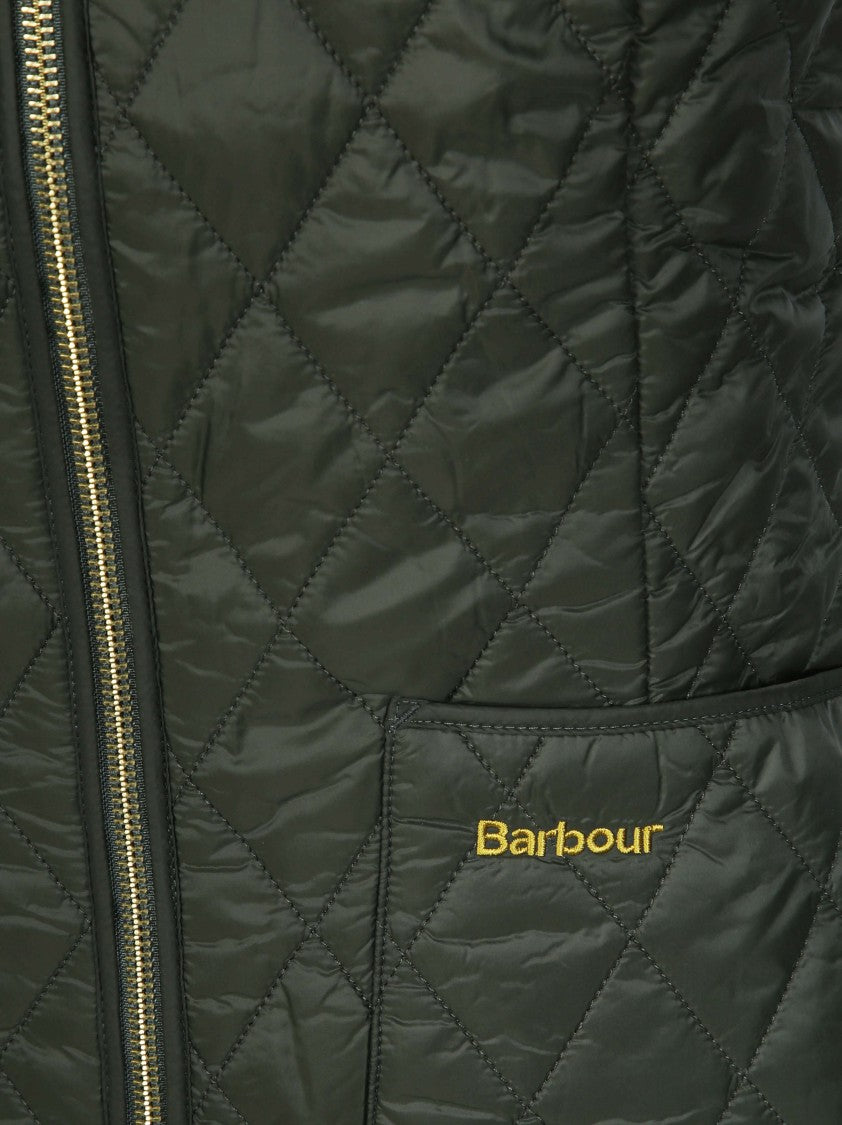 Barbour Markenfield Liner Quilted Green Plush Interior Vest