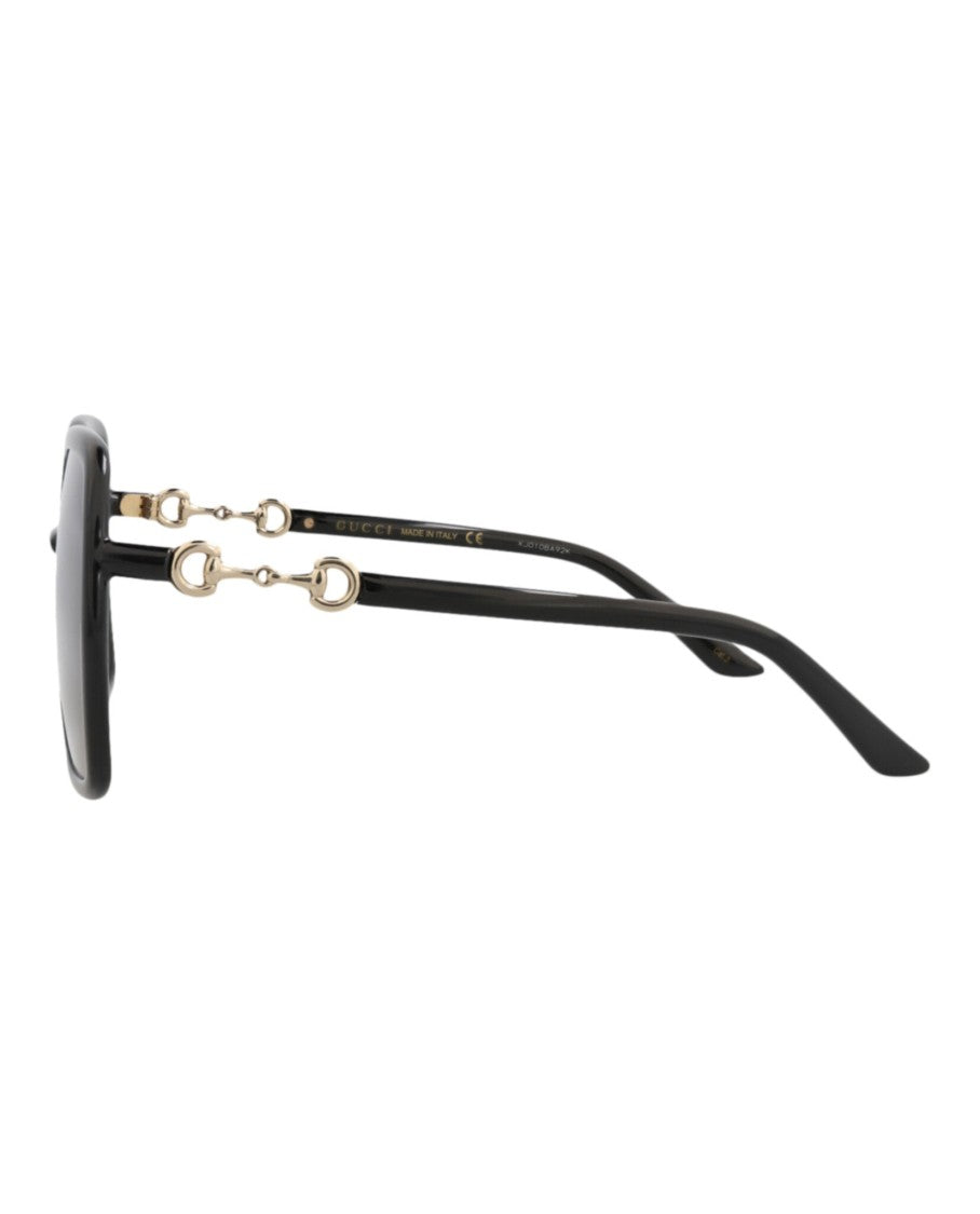 Gucci Square-Frame Injection Sunglasses