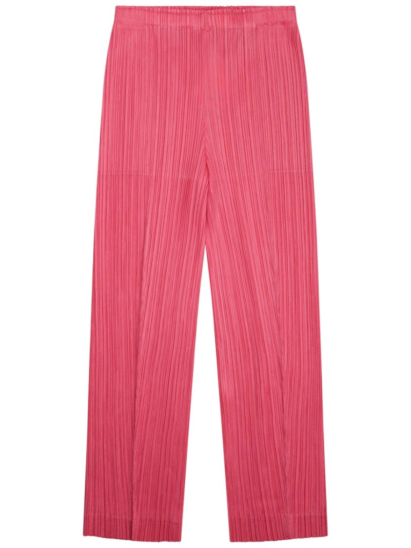 Pleats Please Issey Miyake Wide-Leg Cropped Pants