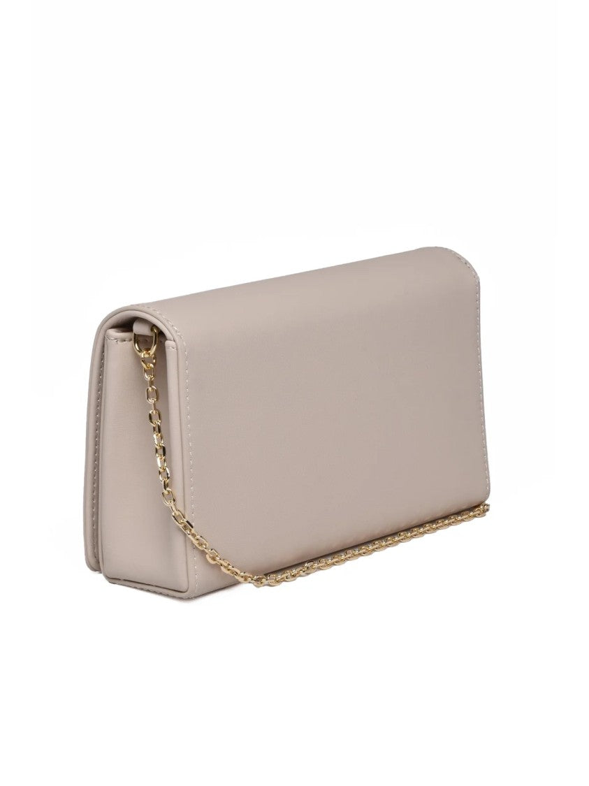 Love Moschino Polyurethane Chain Shoulder Bag