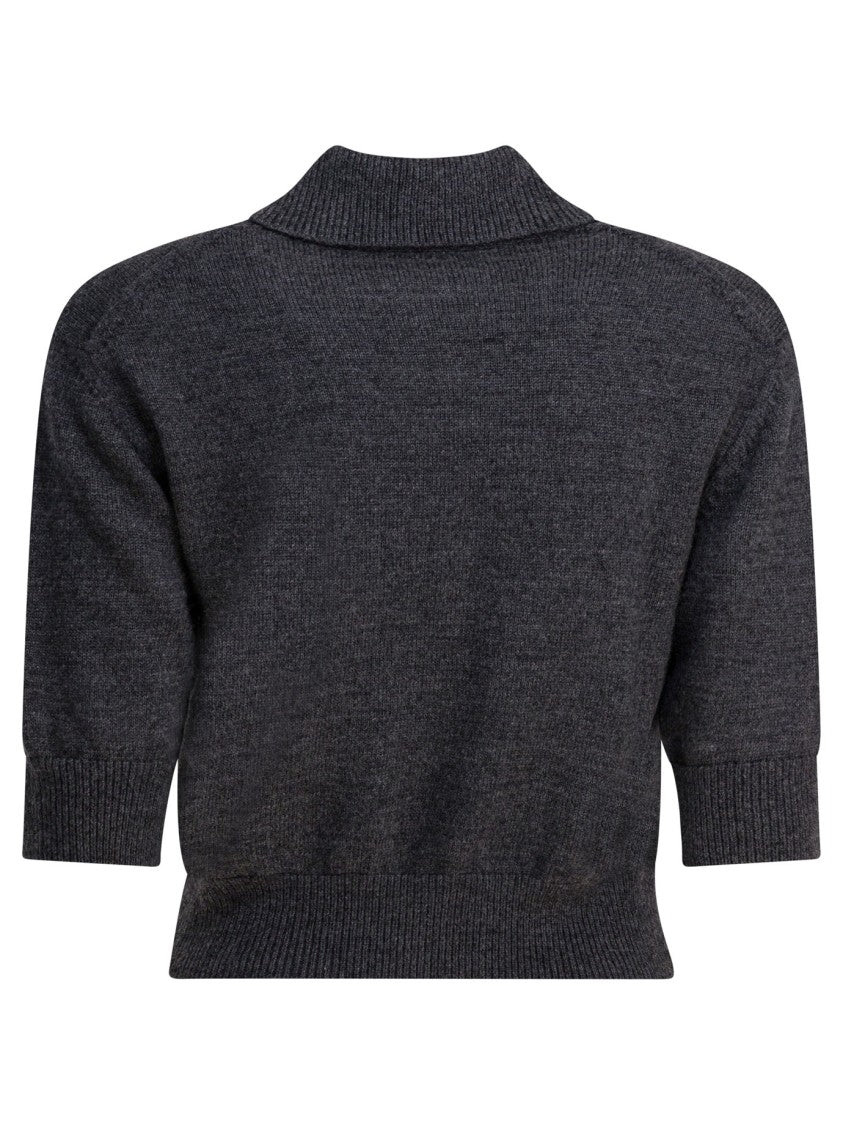 Givenchy "Paris 1952" Wool Polo Shirt