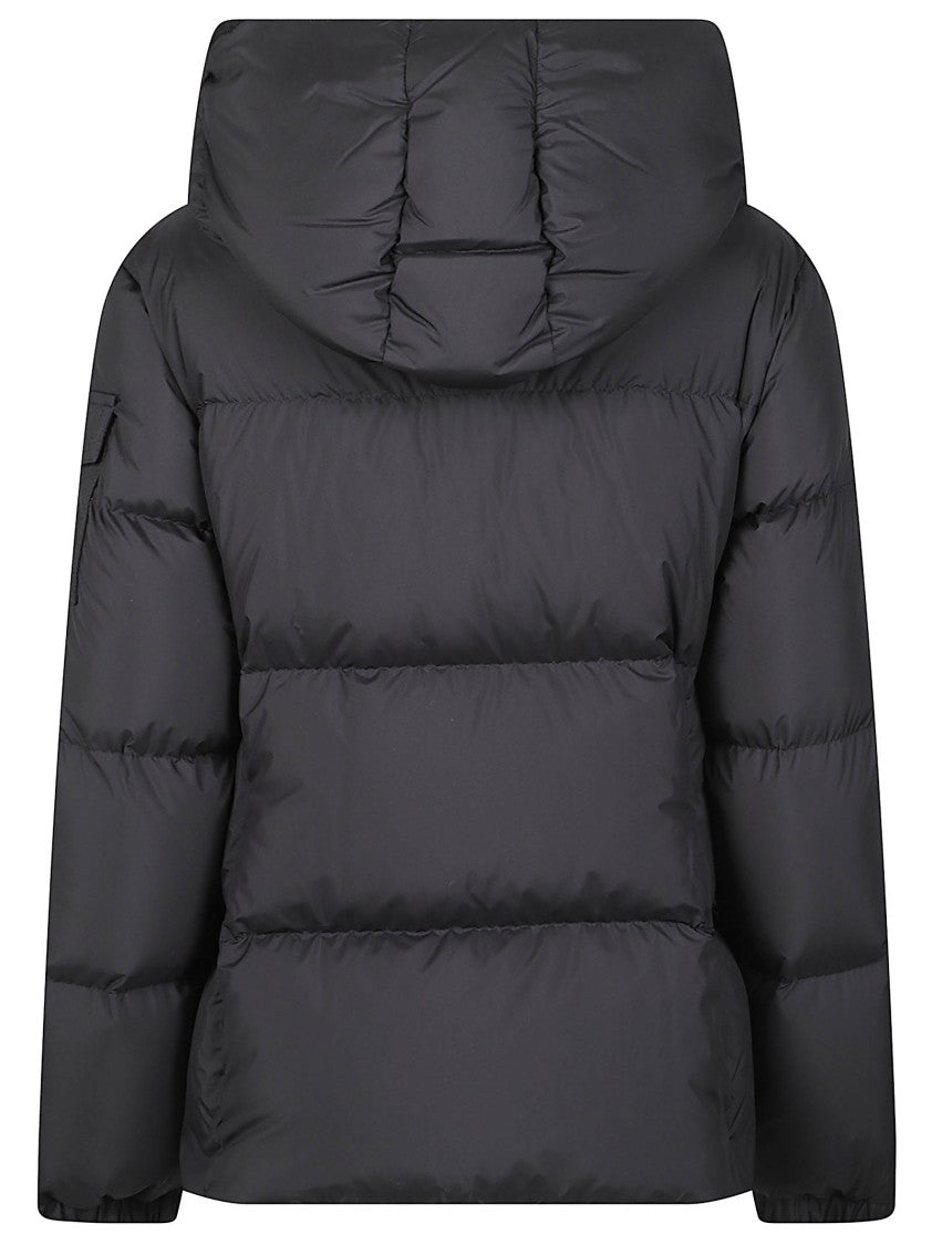 Moncler Fourmines Detachable Hood High-Collar Down Jacket
