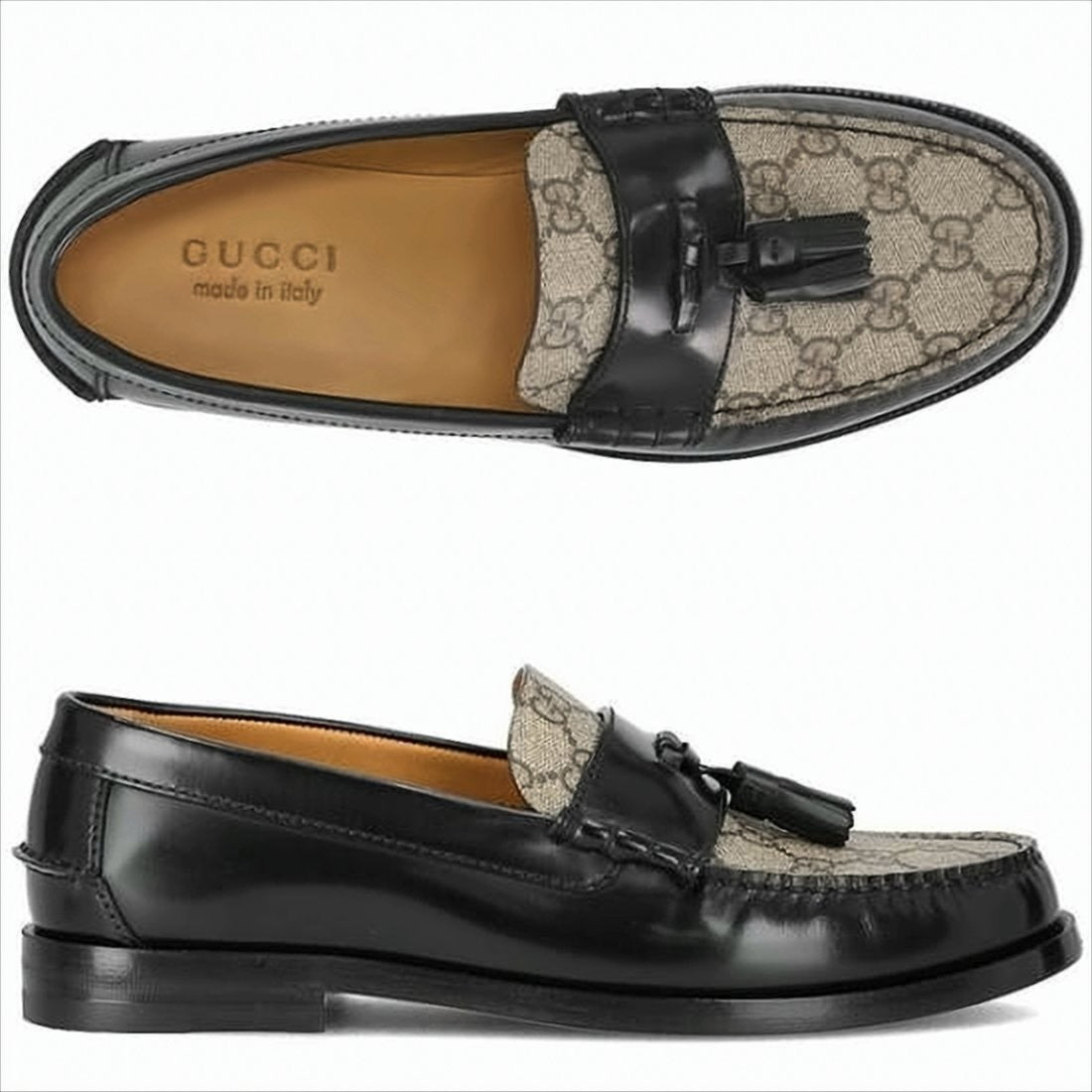 Gucci Classic Black Leather Loafers