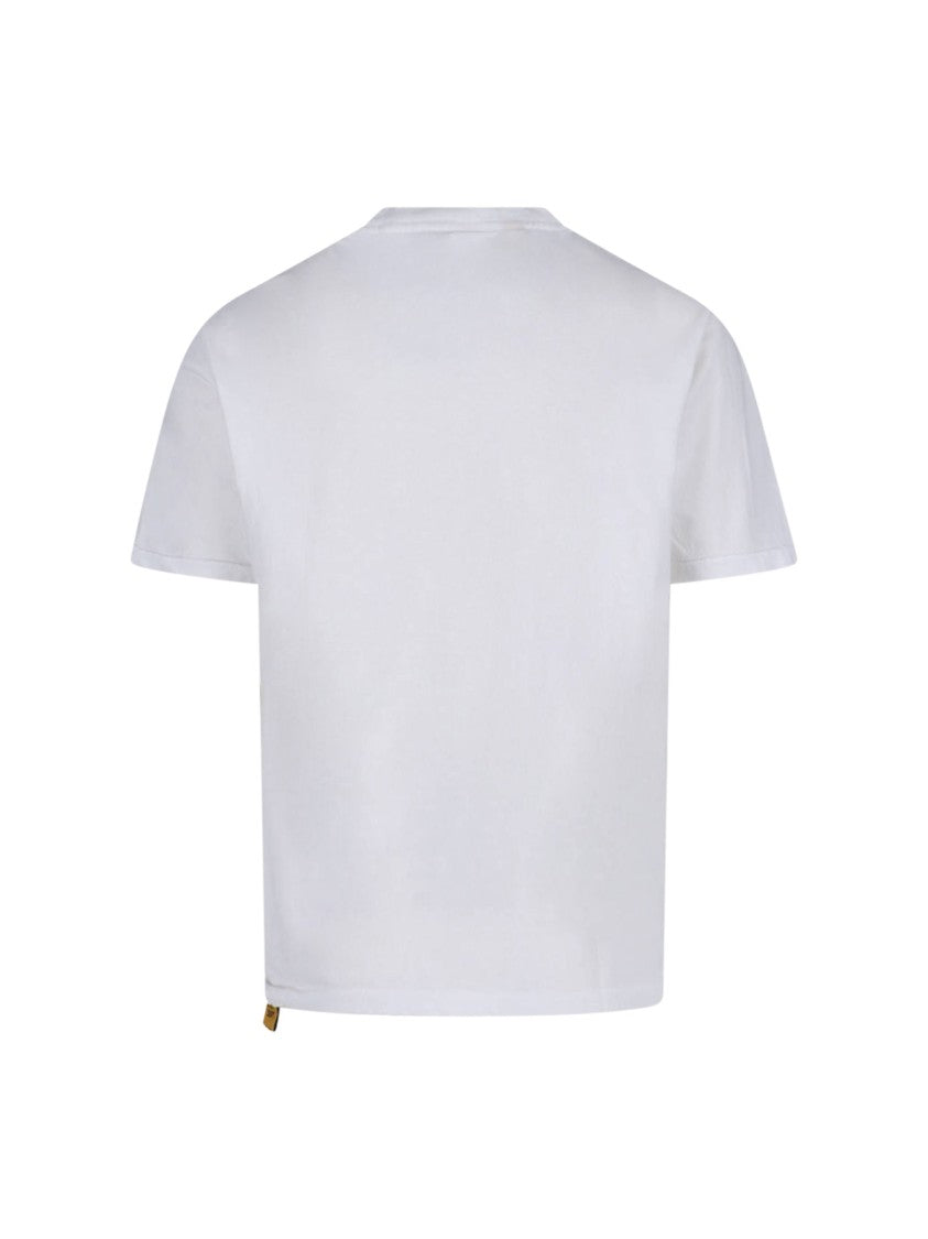 Gallery Dept. White Bold Logo Crew Neck T-Shirt