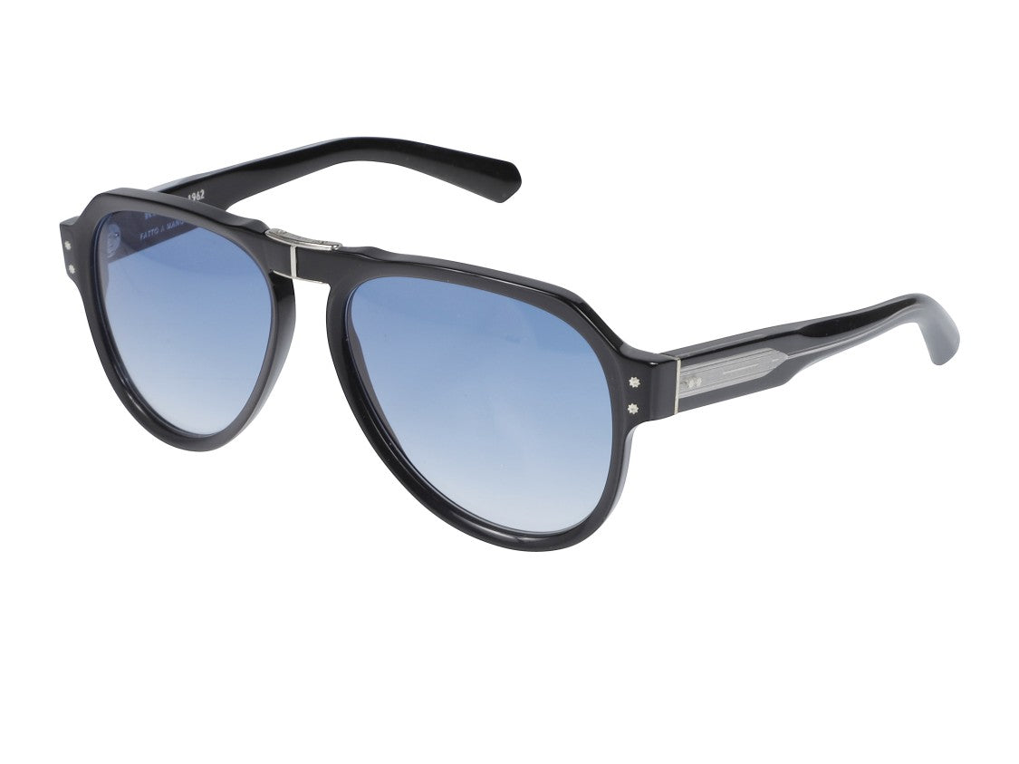Kador Pilot Flag/N Gradient Blue Silver Accent Pilot Sunglasses