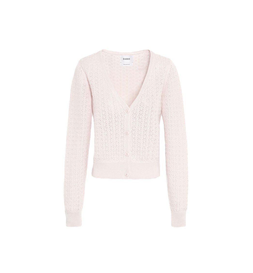 Barrie Bicolor Lace Cardigan