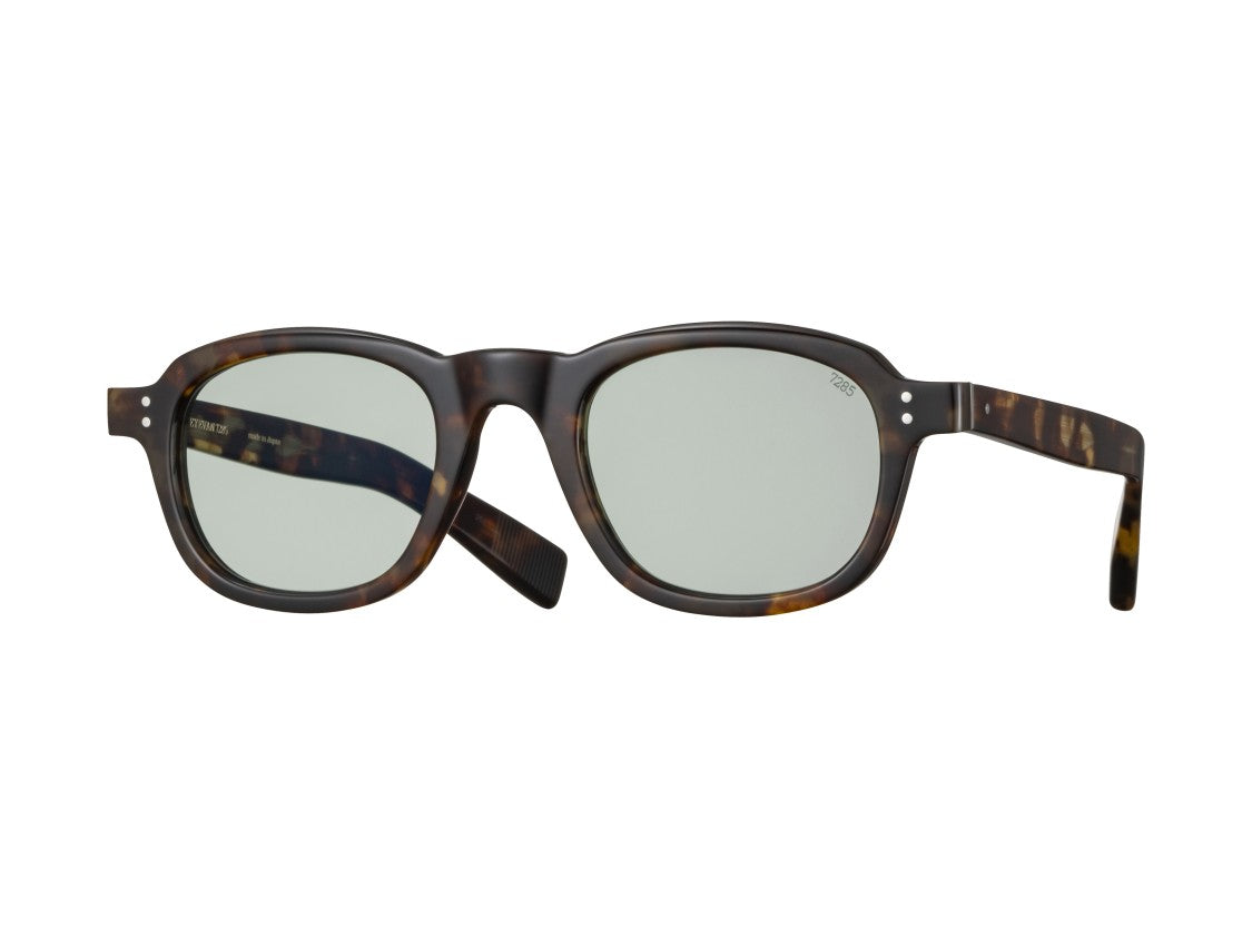Eyevan Tortoiseshell 372E Sun Square Sunglasses