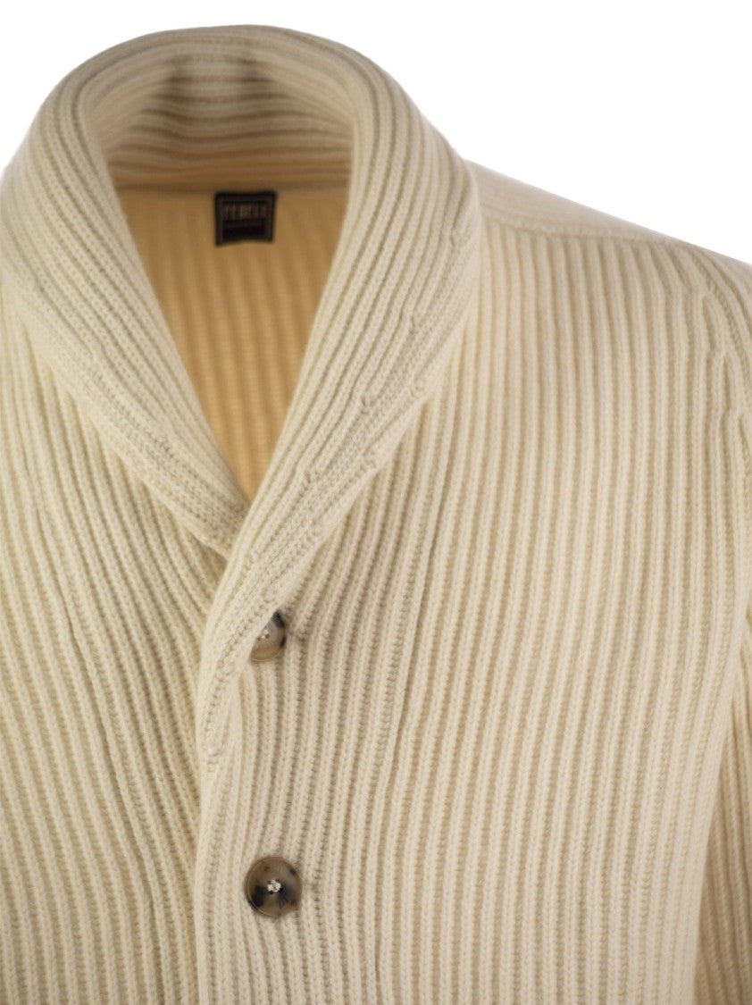 Fedeli Pure Cashmere Long-Sleeved Cardigan