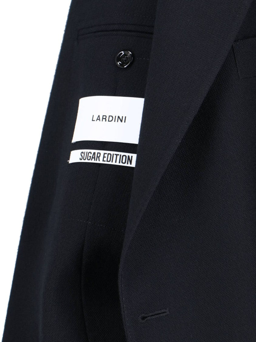 Lardini Double-Breasted Blazer Black