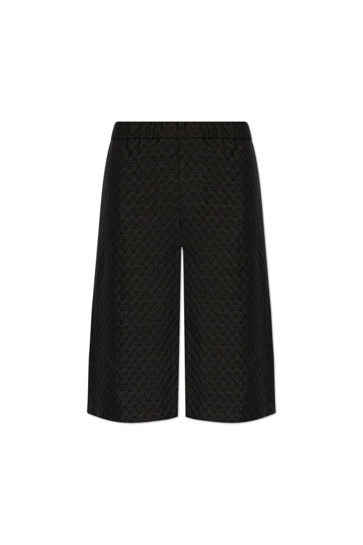Alexander Mcqueen Tailored Black Shorts In Smooth Viscose