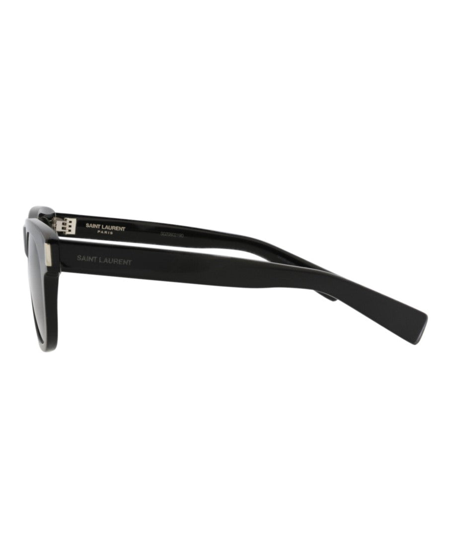 Saint Laurent Round-Frame Recycled Acetate Sunglasses
