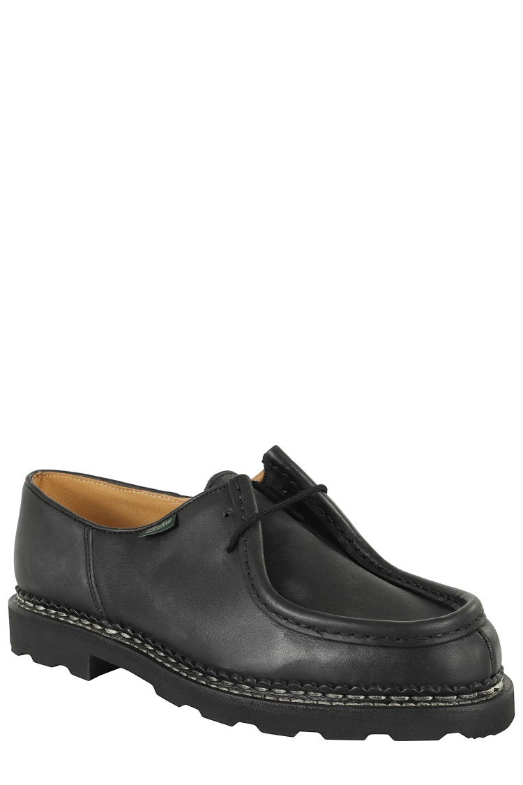 Paraboot Black Michael Marche Ii Leather Derby Shoes