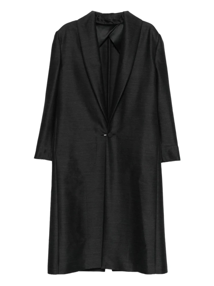Alberta Ferretti Clean Silhouette Elegant Form Outerwear