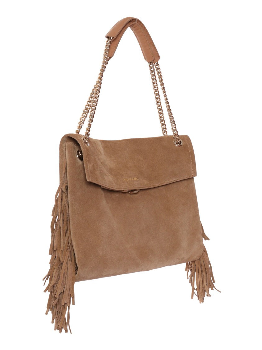 Claudio Orciani Suede Fringe Tassel Handbag