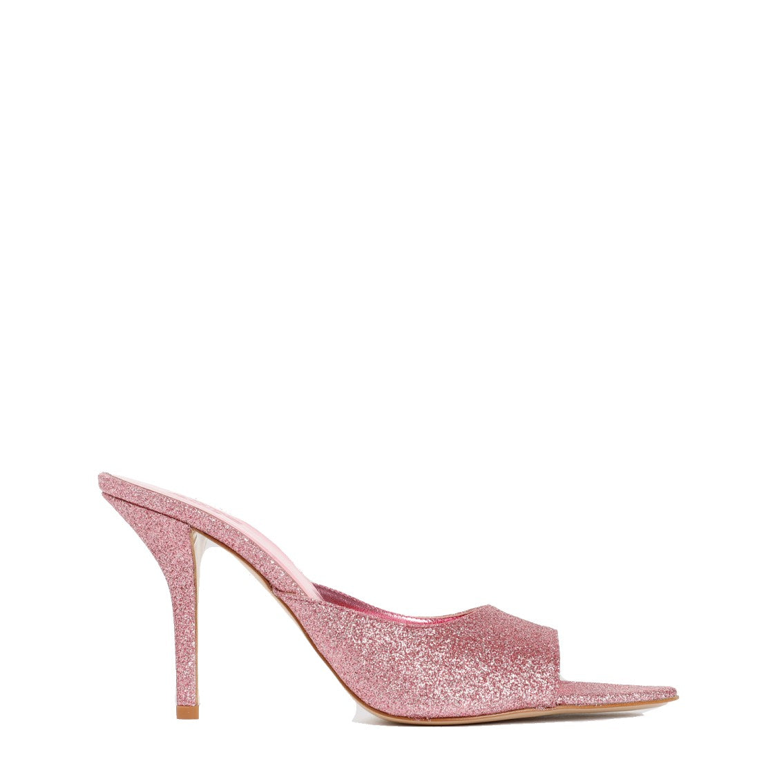 Gia Borghini Pernille Dark Pink Glitter Perni Mules