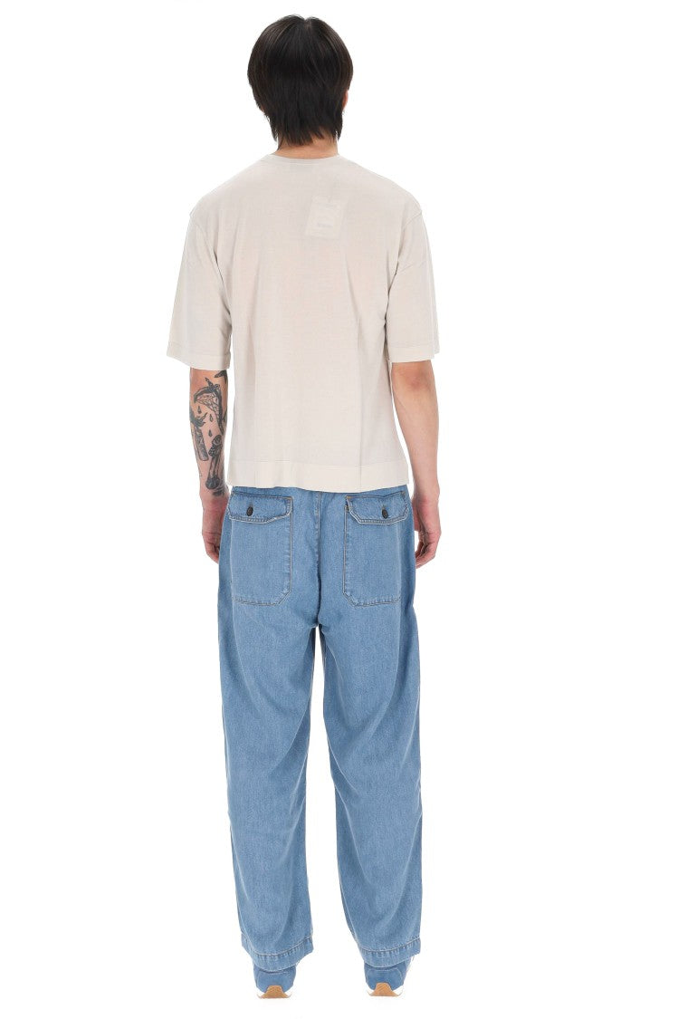 Officine Generale Boris Ultra-Soft Lyocell-Wool T-Shirt