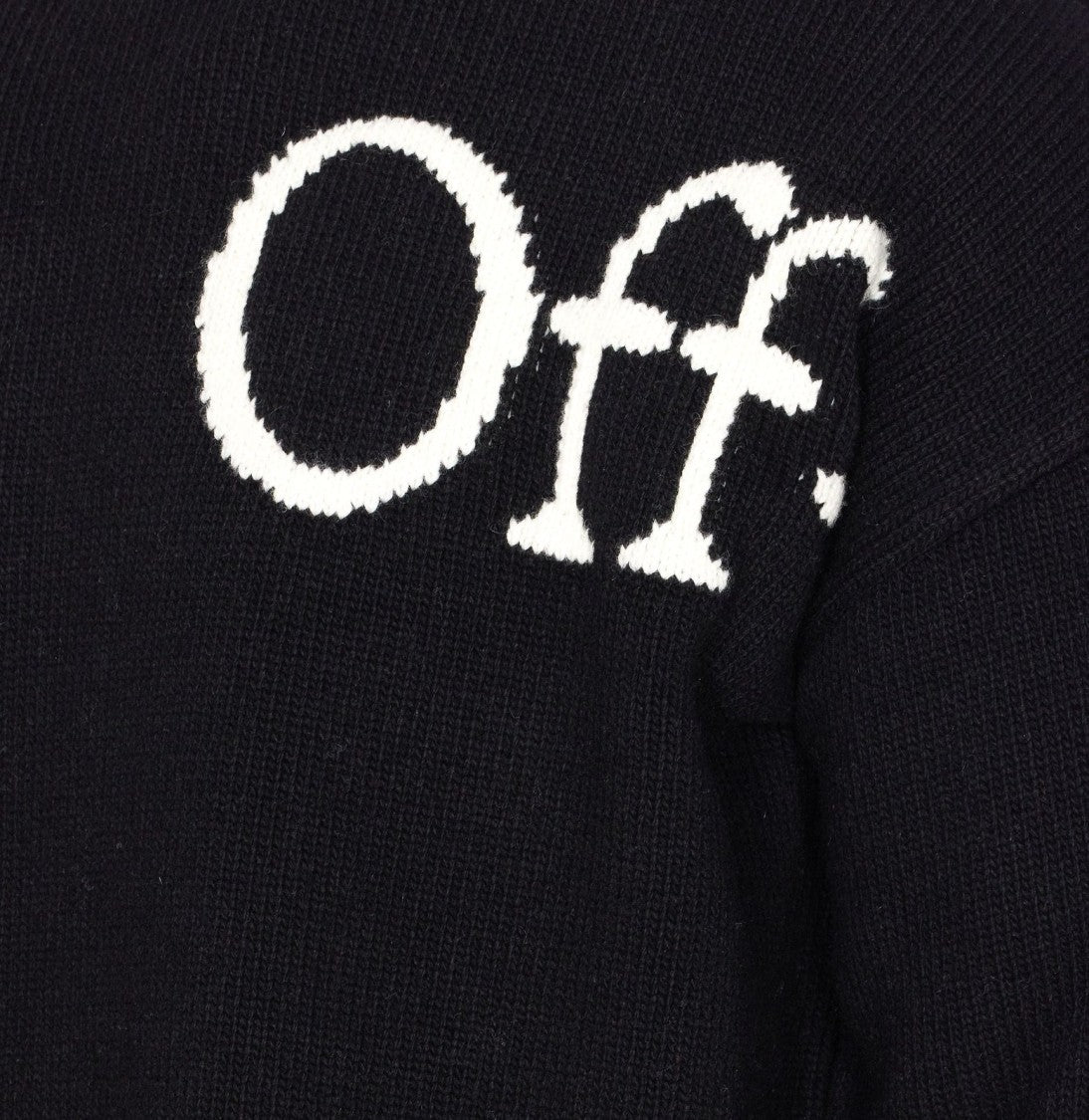 Off-White Bookish Shared Knit Crewneck Sweater