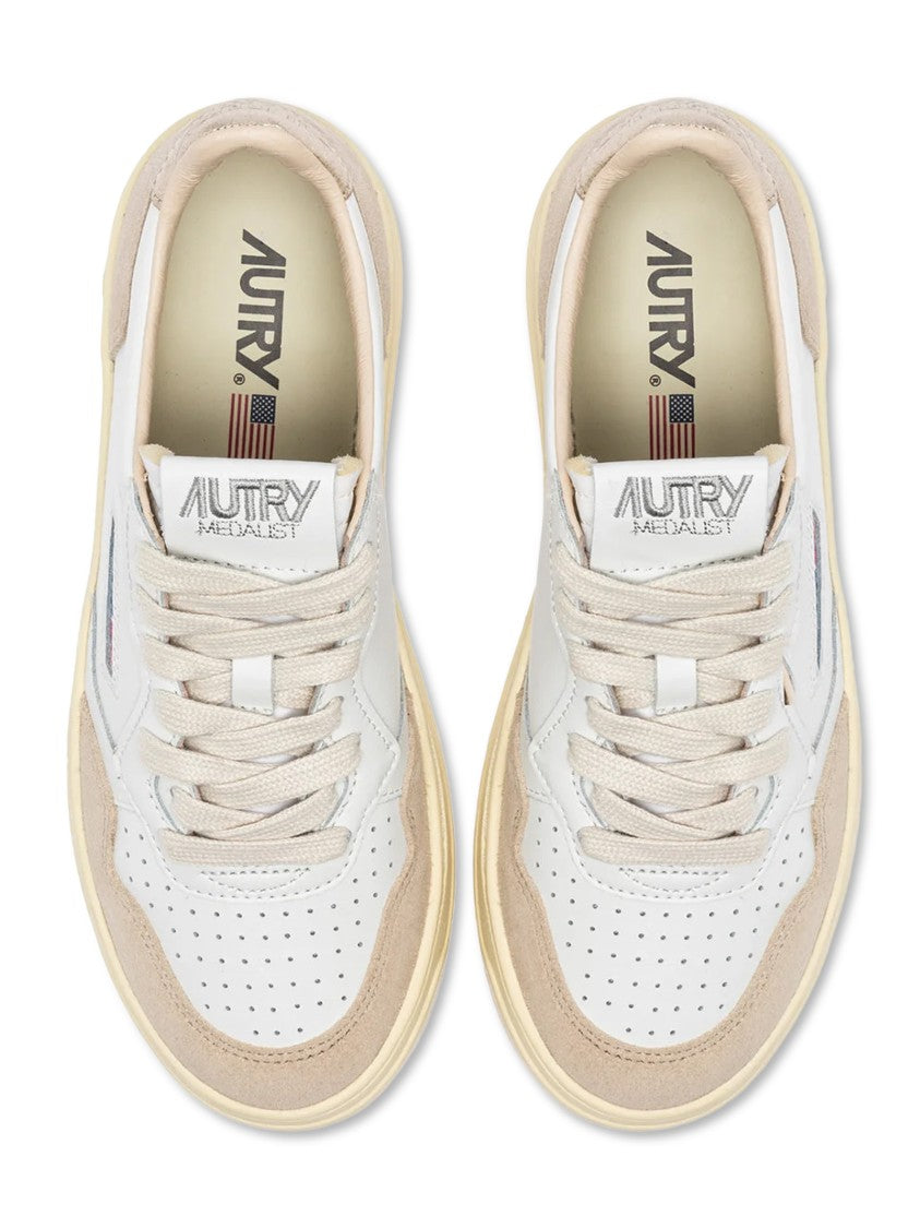 Autry Low-Top Sneakers With Leather And Suede Overlays