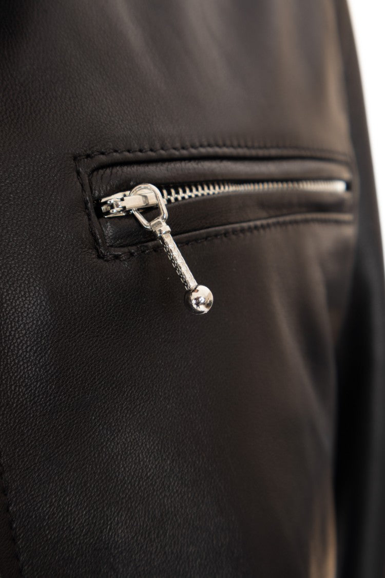Salvatore Santoro Supersoft Nappa Bomber Jacket