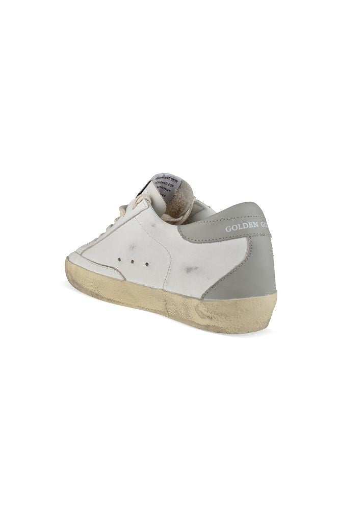 Golden Goose White Leather Superstar Sneakers