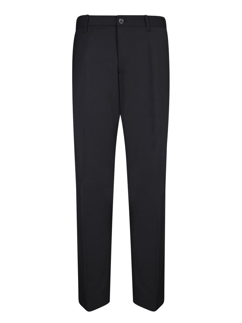 Nine In The Morning Black Wide Cut Trousers