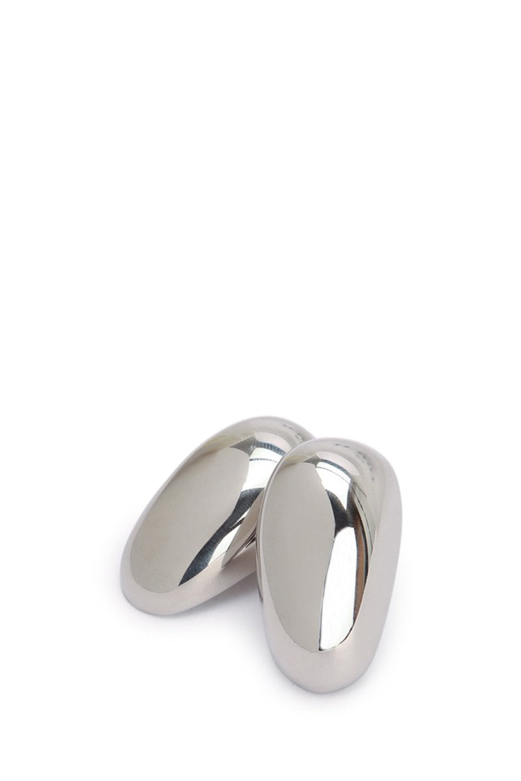 Jacquemus Curved Metallic Earrings