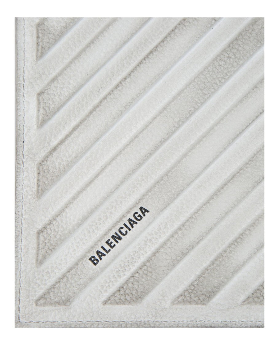 Balenciaga Distressed Grained Calfskin Embossed Car Flap Bag