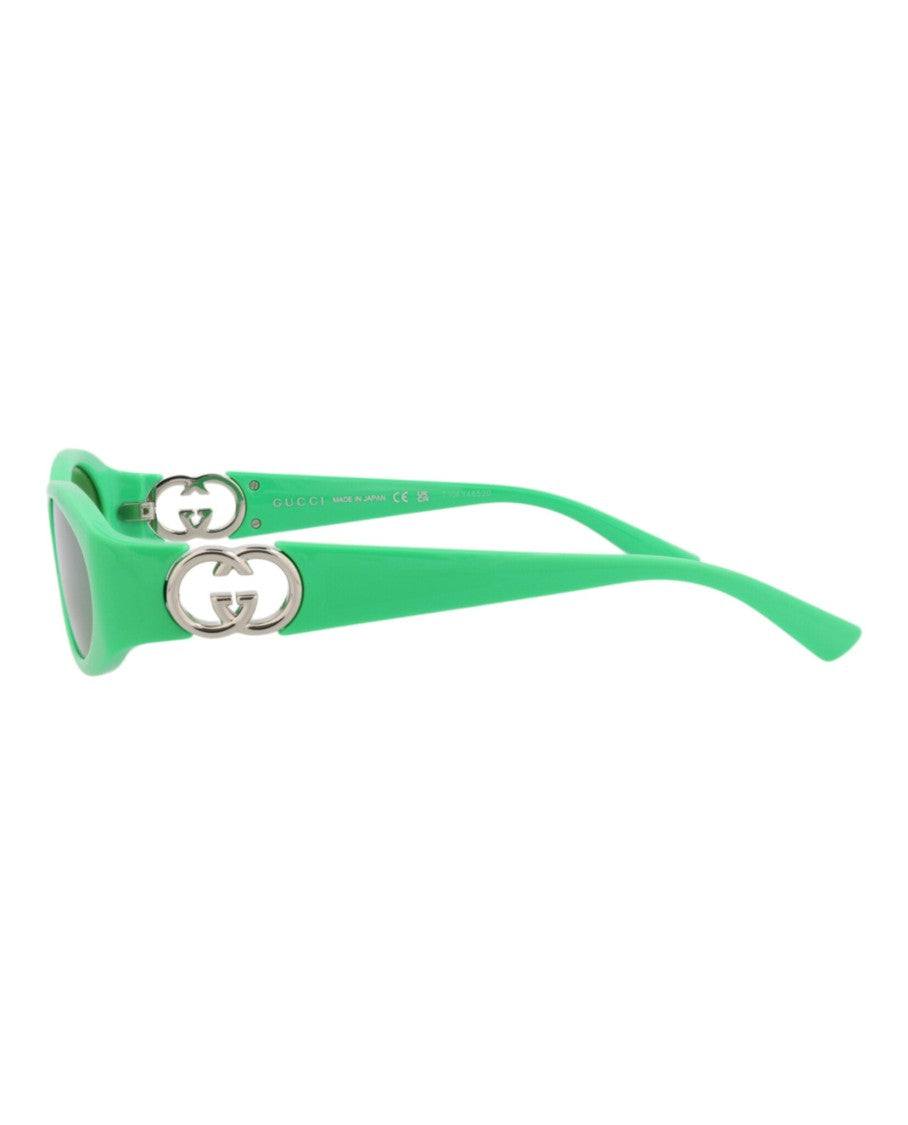 Gucci Round-Frame Injection Sunglasses