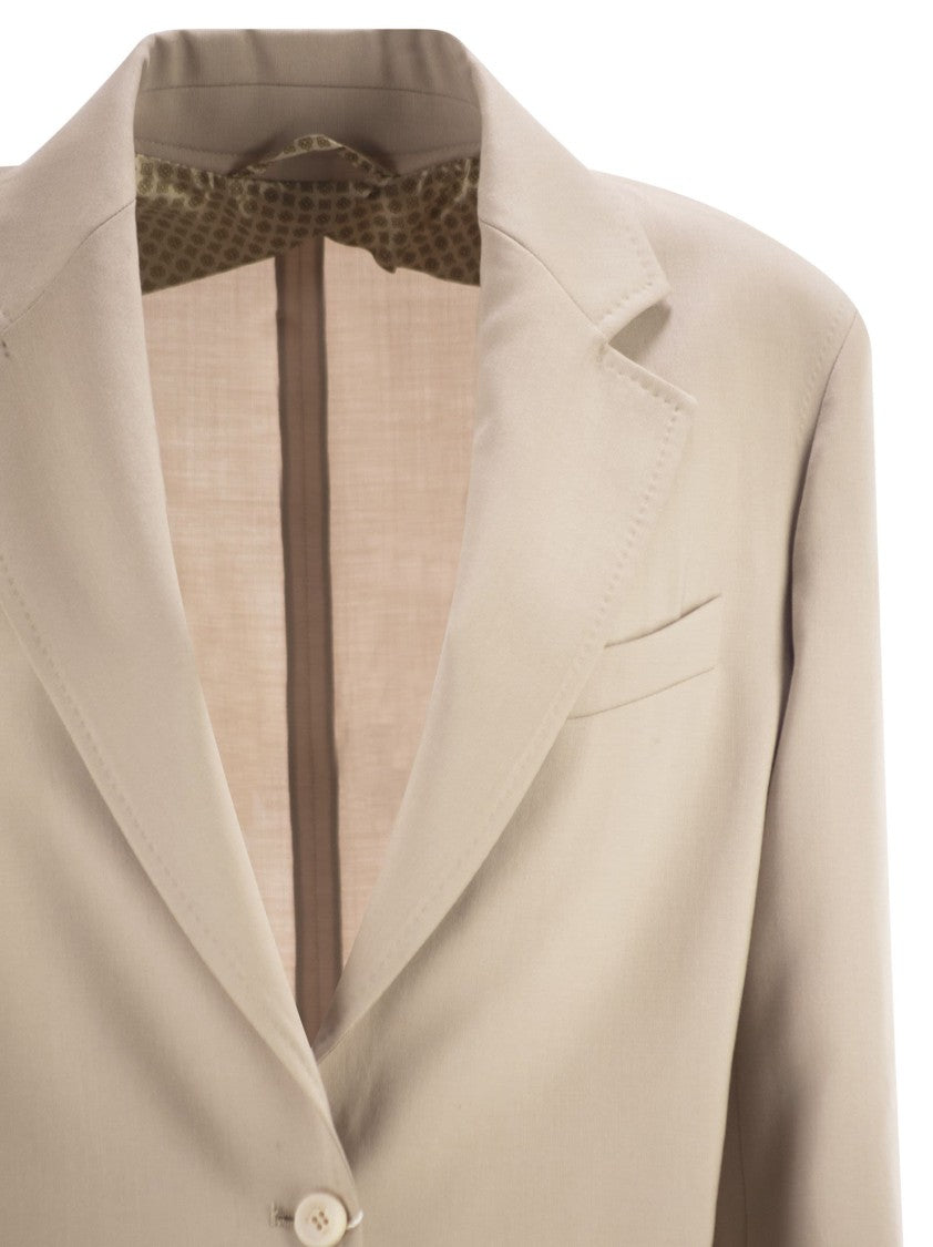 Max Mara Mxmaffari - Single-Breasted Jacket In Wool