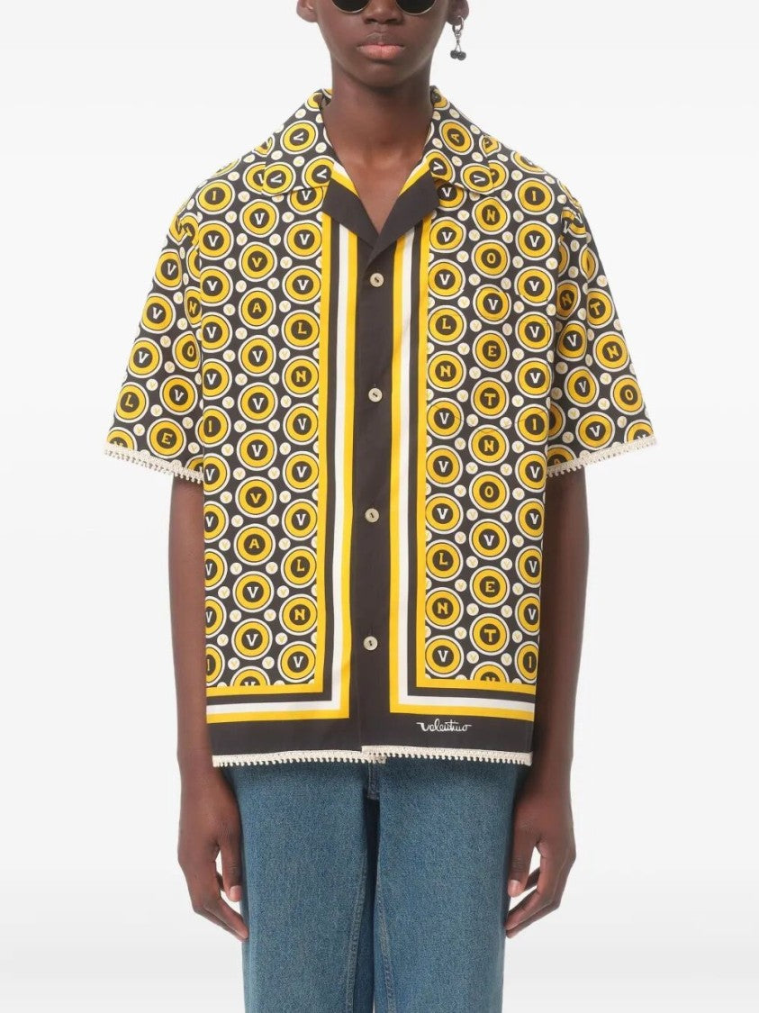 Valentino `Bulles Royales` Bowling Shirt