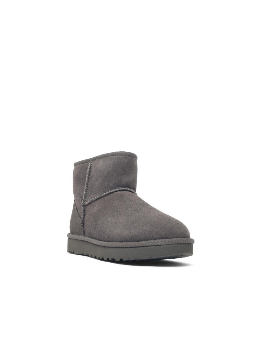 Ugg Grey Classic Mini Ii Suede Ankle Boots