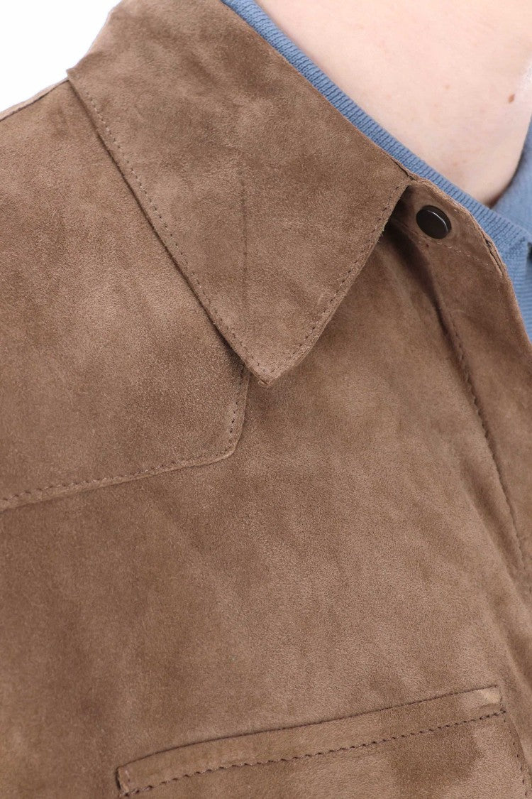 Salvatore Santoro Superlight Suede Overshirt