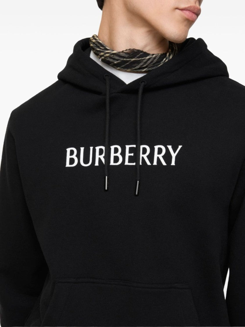 Burberry Black Hooded Sweatshirt