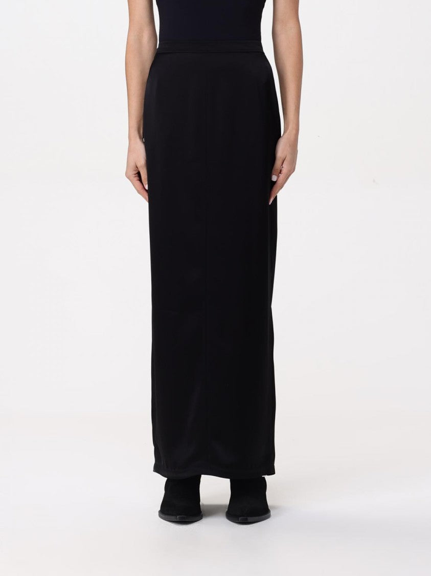 Pinko Black Acetate Skirt