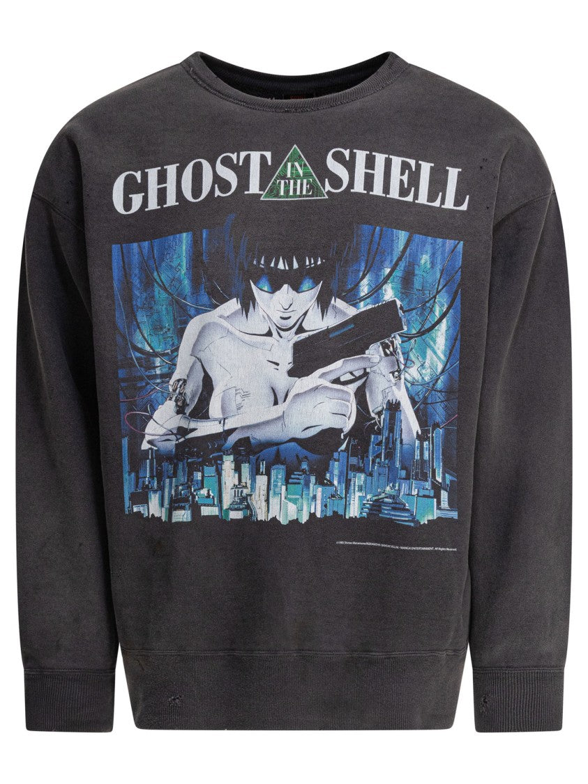 Saint Mxxxxxx Graphic Print Sweatshirt