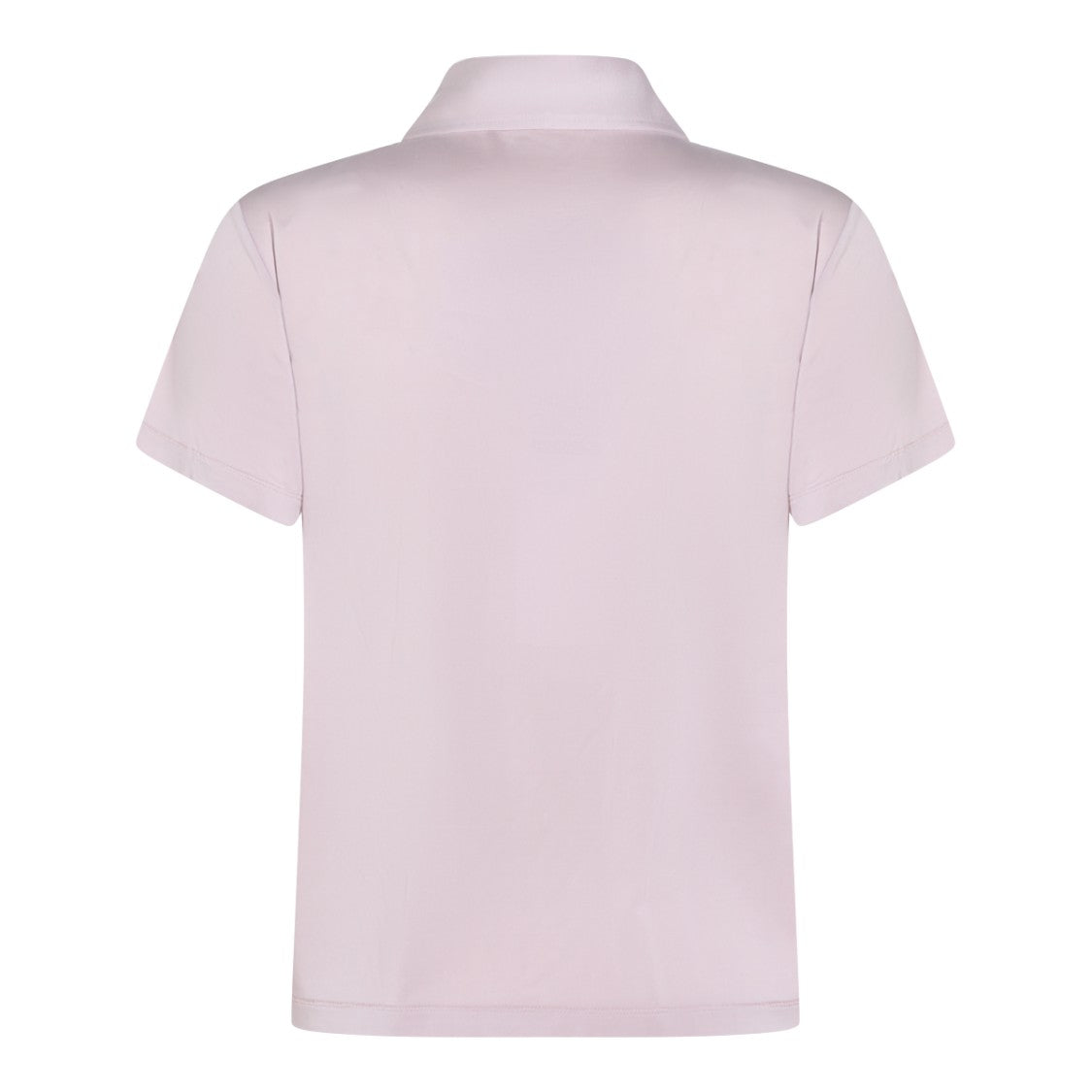 Maison Margiela Smooth Mauve Polo Shirt With Classic Collar