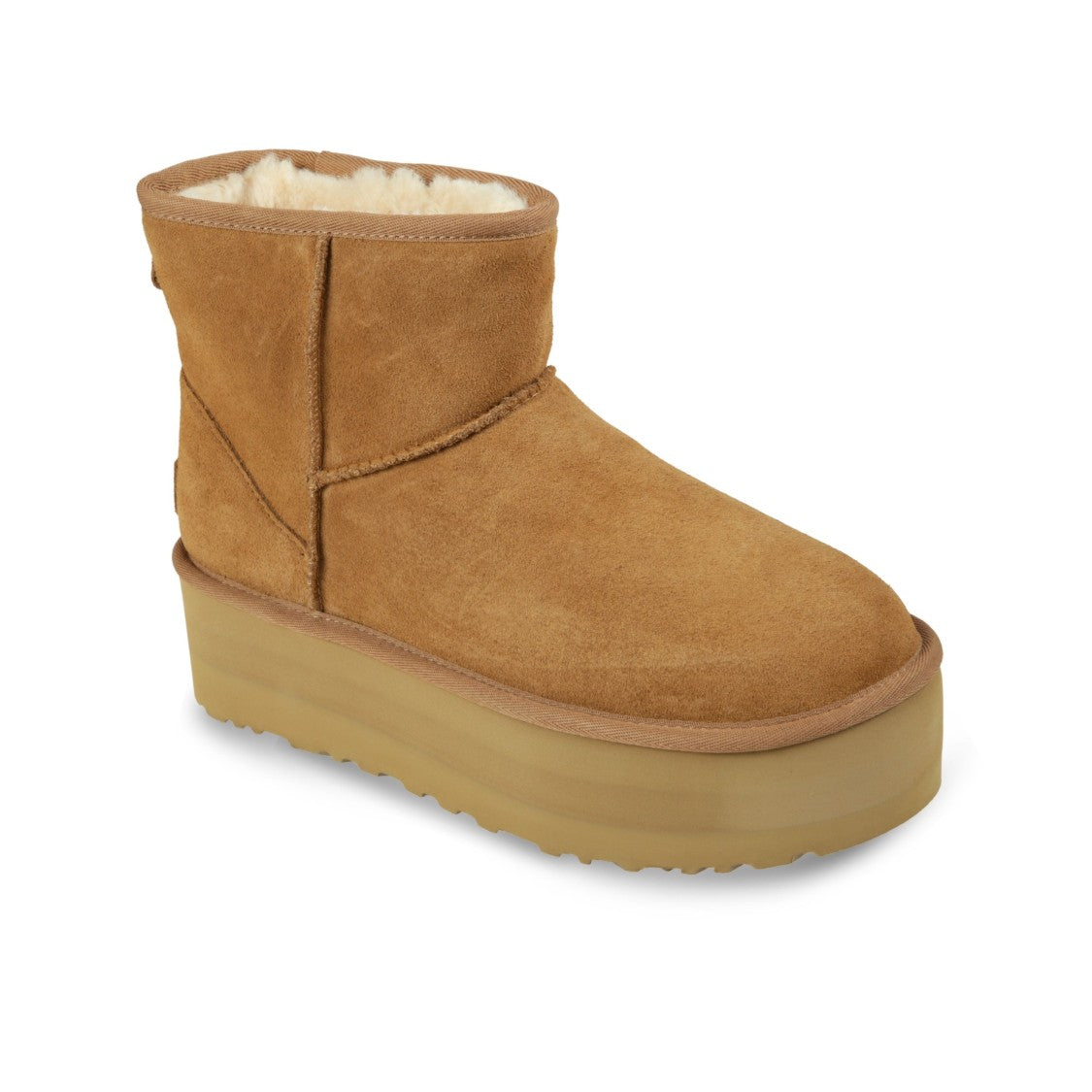 Ugg Brown Suede Ultra Mini Platform Boots