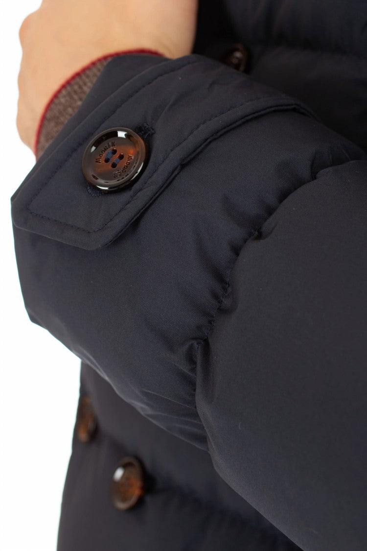 Moorer Double-Breasted Down Jacket With Beaver Collar Zarbo-Stp