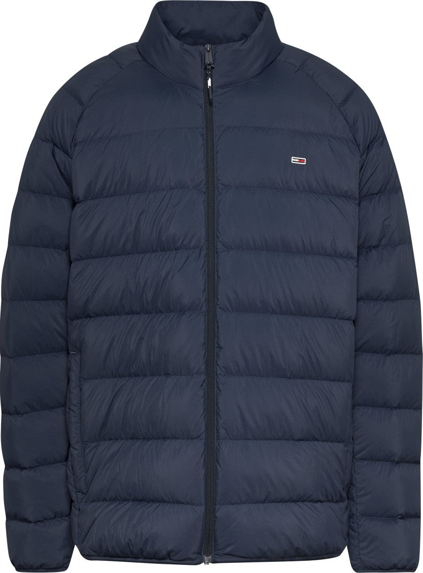 Tommy Jeans Quilted Dark Navy Jacket Stand Collar