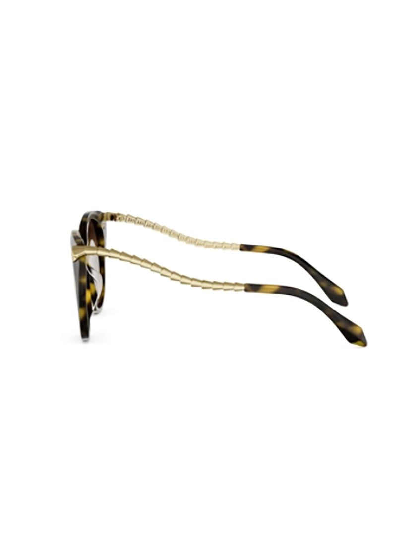 Bulgari Bv40082i Cat-Eye Gold Chain Sunglasses