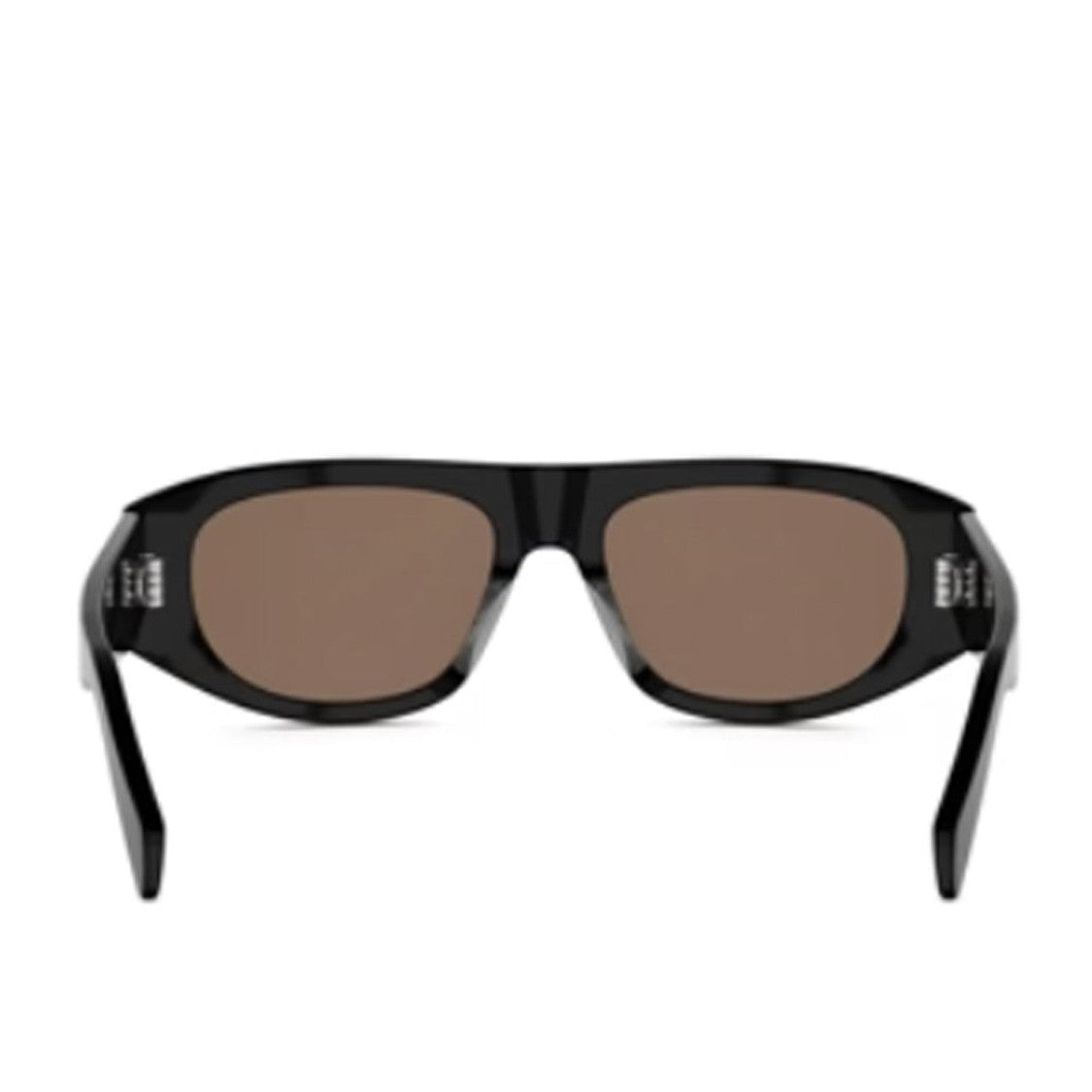 Celine Black Triomphe Acetate Geometric Sunglasses